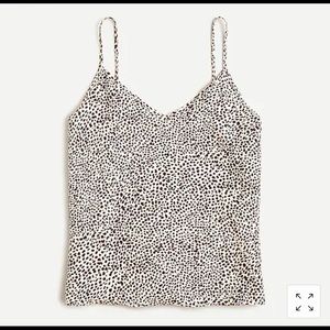Brand NEW J.Crew Silk camisole in leopard ✨